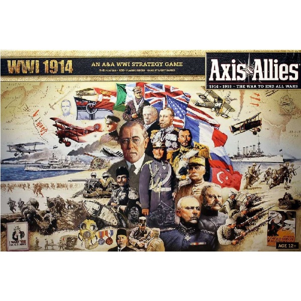 Jeu De Société Axis & Allies : WWI 1914 Par Renegade Games Studios - Stratégie Grande Guerre